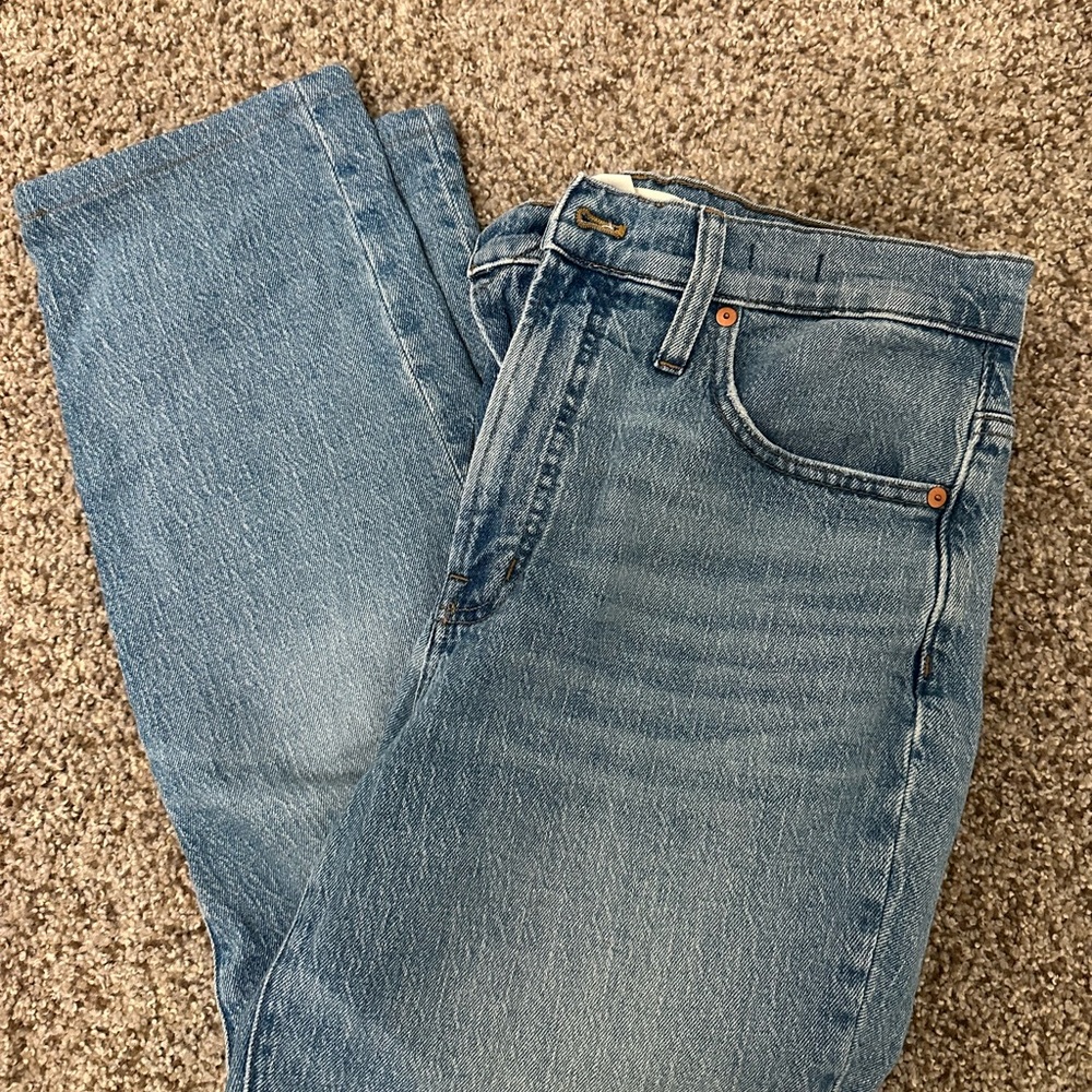 Madewell perfect vintage crop jeans